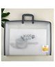 SKB A3 Zipper Documents Folder Bag With 13 Pockets Pack of 1 - Grey