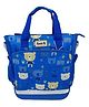 SKB Bear Print Cute Colorful Multi Purpose Handbag - Blue