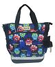SKB Monster Print Cute Colorful Multi Purpose Handbag - Black