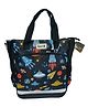 SKB Space Print Cute Colorful Multi Purpose Handbag - Black