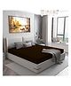 The Baby Booth Waterproof Mattress Protector Double Bed - Coffee Brown