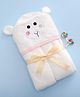Thread Fairy Organic Super Soft Bamboo Hooded Towel - White Sheep