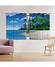 Right Gifting Digital Printed Eyelet Window Curtain For Kids Room - Pack Of 2