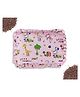 Cotton Head Shaping Mustard Seed Rai Head Shaping Baby Pillow Jungle Print - Pink