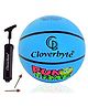 CLOVERBYTE FUNTIME Junior Size 3 Basketball With Pump And Pins For Kids PlayZone Basketball  - Blue