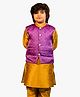 Jilmil Organza Jacket (Set Of 1) - Purple