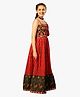 Jilmil Girls One Shoulder Navratri Dress  - Pink