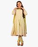 Jilmil Girls Chikankari Suit (Set Of 3) - Green