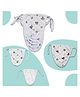 Little Boo New Born Baby Cotton U Shaped Washable and Reusable Cloth Nappy Pack of 10 - Multicolour