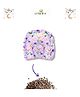 Little Boo Rai Mustard Seed Head Shaping Pillow for Newborn Baby Neck Support -Purple