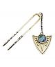 Ziory Vintage Geometric Designed Juda Pin - Golden