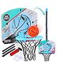 Azhari Portable Basket Ball Set (Colour May Vary )