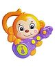 Azhari Customized High Quality Baby Toy Cartoon Monkey Bass Music Toy With Light  colour may vary