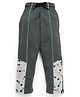 Forever Kids Abstract Paint Splash Art Printed Track Pant - Olive Green