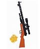 AKN TOYS M40 BB Bullet Toy Gun Riffle Sniper Commando Gun AWM PUBG Gun Includes Laser Target for Kids