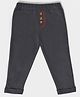 Mi Arcus  Cotton Solid Rolled Up Pant Grey