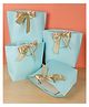 Chocozone Pack of 6 Paper Bags for Return Gifts Return Gift Bags for Kids Birthday It's a Baby Shower Bags - Blue