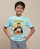 Kidsville Anime Featuring Naruto Half Sleeves Ichiraku Ramen Printed Tee - Blue