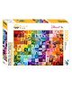 Brain Tree Vibrant Tiles Droplet Technology Puzzles Set for Kids Multicolor-  1000 Pieces