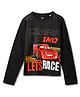 Wear Your Mind Full Sleeves Lets Race Text Printed Tee - Black