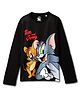 Wear Your Mind Warner Bros Featuring Full Sleeve Tom And Jerry Printed Tee - Black