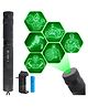 Fiddlerz Rechargeable Green Laser Pointer Superhero Projection Torch Light with Rechargeable Battery and Multiple Designs for Kids Fun LED Projector Flashlight for Creative Play and Learning