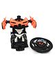 sanjary Remote Control Steering Robot Transform Car Toy Color May Vary