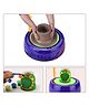 Sanjary Pottery Wheel with Paints Set - Multicolour