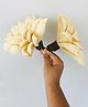 Vanchai Corn Husk Flower Pack of 2 - Off White