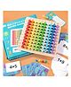 Chocozone Multiplication Board Game with Flash Cards & Table Recites Learning Toys for 6 + Years Old Boys & Girls Educational Games