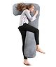 Pum Pum L Shape Hollow Fiber Maternity Pillow - Grey