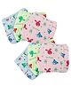 VOIDROP Kids Baby Cotton Diapers Langot with Pad Reusable & Washable Nappies Pack of 6 - Multicolor