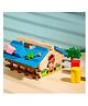The Little Boo Wooden Shape Sorting Hut-  Multicolor