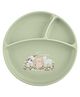 Stephen Joseph Silicone Baby Sectioned Plate  Farm Print - Light Green