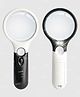 Fiddlerz LED Light 3X & 45x Handheld Magnifier - White