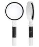Fiddlerz 6X Magnifying Glass Portable Handheld 65 mm Magnifying Glass - Black & White
