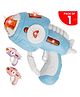 Fiddlerz Space Projection Toy Sound Gun for Kids with Image Projection Musical Gun Toy Pack of 1