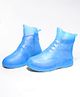 Oh! Pair Solid Colour Slip On Shoes Cover - Blue