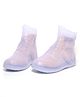 Oh! Pair Solid Colour Slip On Shoes Cover- White