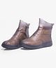 Oh! Pair Solid Colour Slip On Shoes Cover - Black