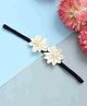 Funkrafts Free Size Floral Designed Headband - Cream
