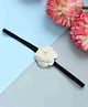 Funkrafts Free Size Floral Embellished Headband - Cream