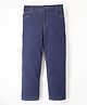 Cherry Crumble By Nitt Hyman  Solid Jeans - Blue