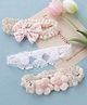 Babyhug Free Size Headbands with Floral & Bow Applique Pack of 3  -Multicolor
