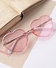 Pine Kids Sunglasses Heart Shaped Free Size- Light Pink