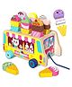 HAPPY HUES Ice Cream Toy for Toddlers Montessori Wooden Toy for Toddler Pretend Play Food Toys for 3 4 Year Old Girls Boys Birthday Gift Wooden Toys for BabyRainbow Ice Cream Truck- Multicolor