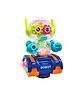 FunBlast Transparent Gear Robot Toy with Flashing Lights & Sound (Multicolor)