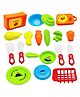 FunBlast Food & Kitchen Set Toys for Kids 16 Pieces - Multicolor
