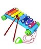 FunBlast Musical Xylophone with Wheels for Kids (Random Color)