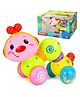 FunBlast Caterpillar Crawling Toy with Beads Sound - Multicolor